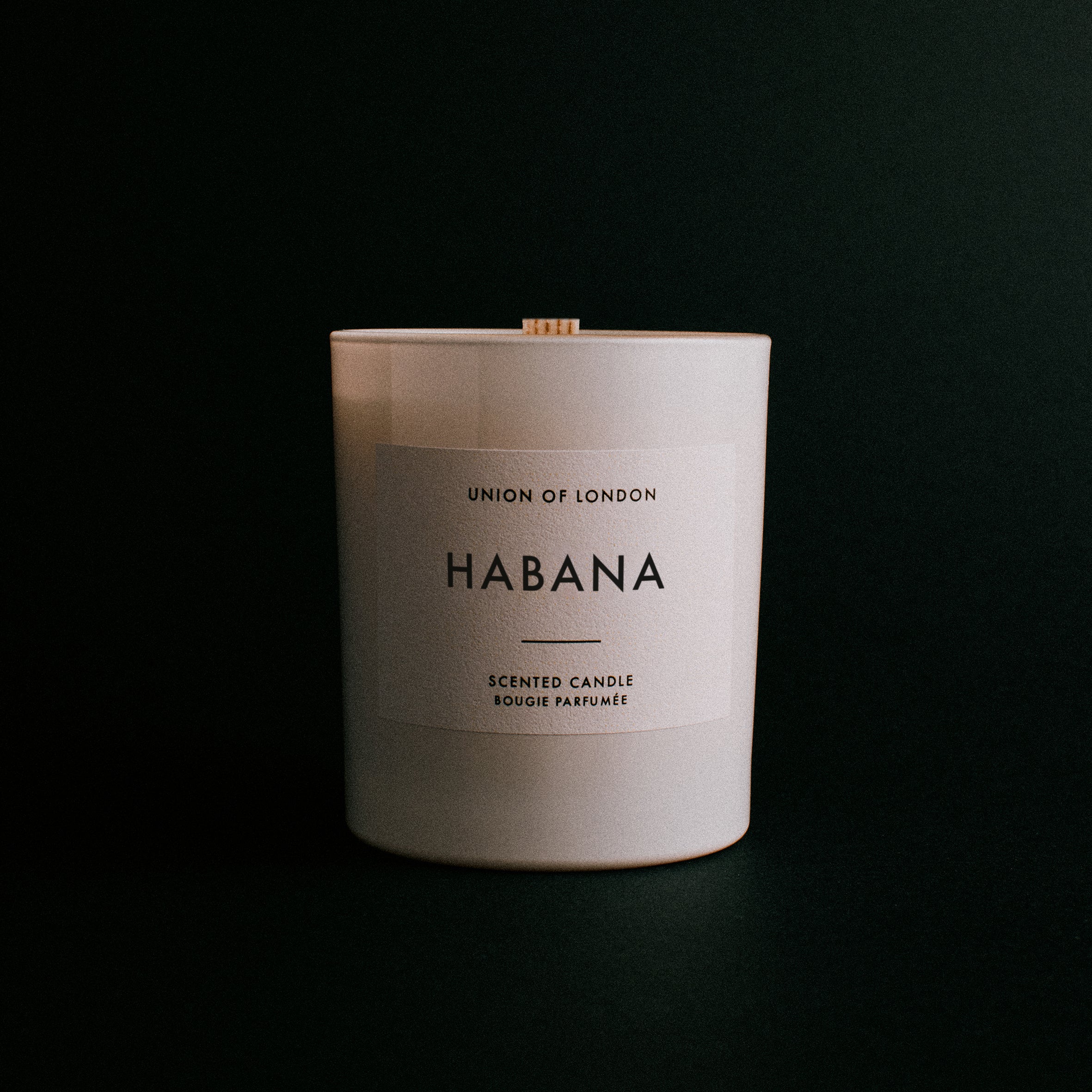 Habana ‘Captivating Smoky’ Medium White Candle, 160g