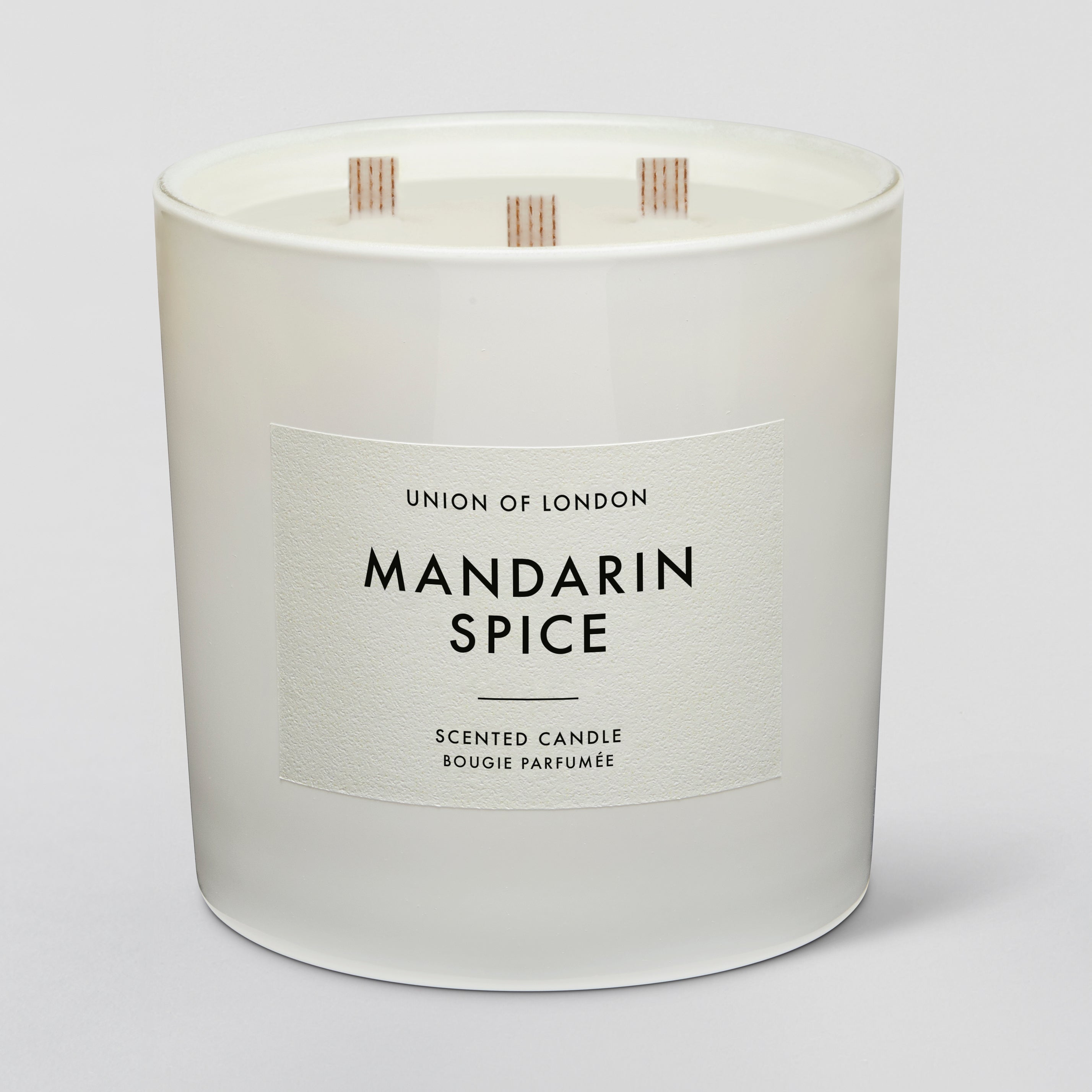 Mandarin Spice Triple Wick White Candle, 730g