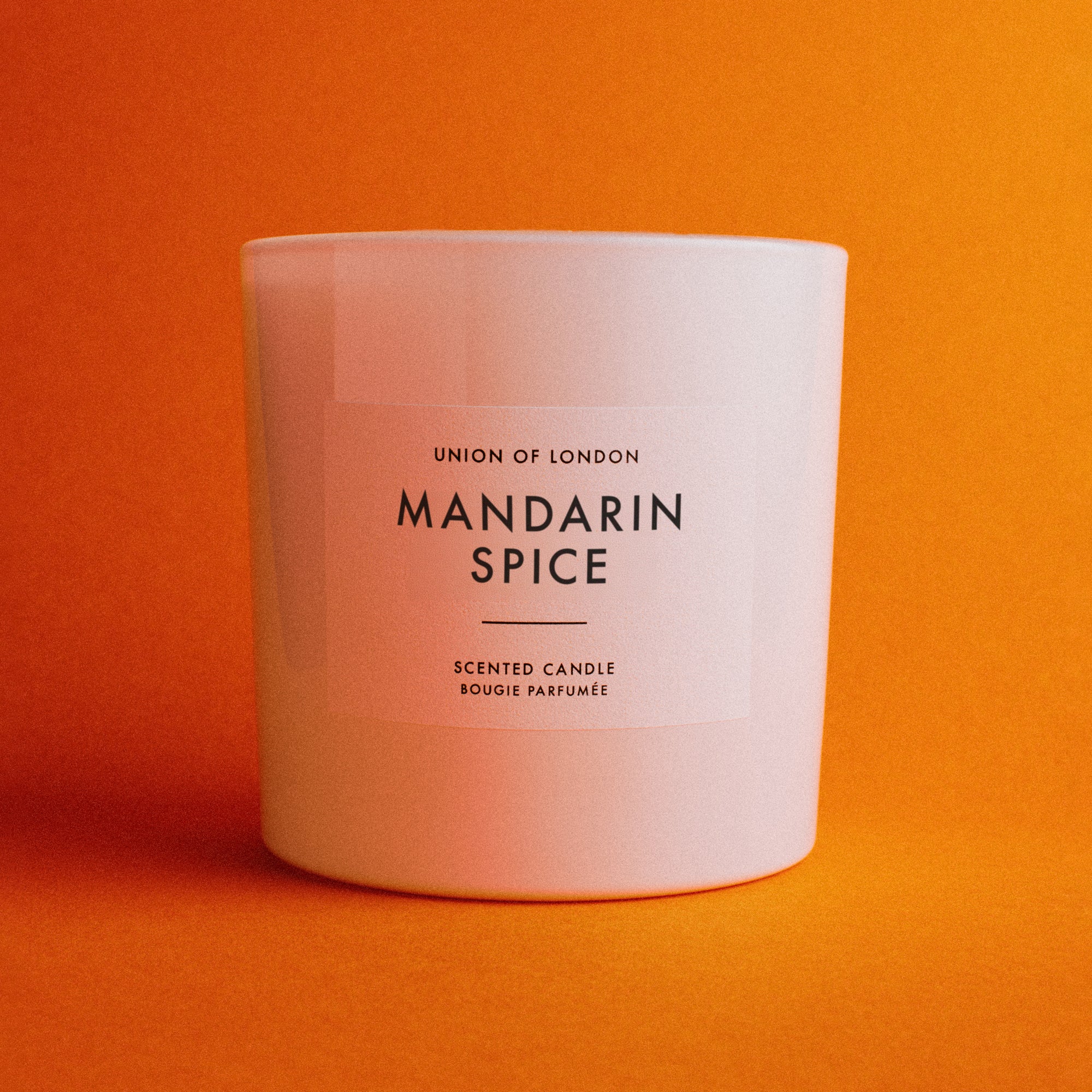 Mandarin Spice 'Cosy Christmas' Triple Wick White Candle, 730g