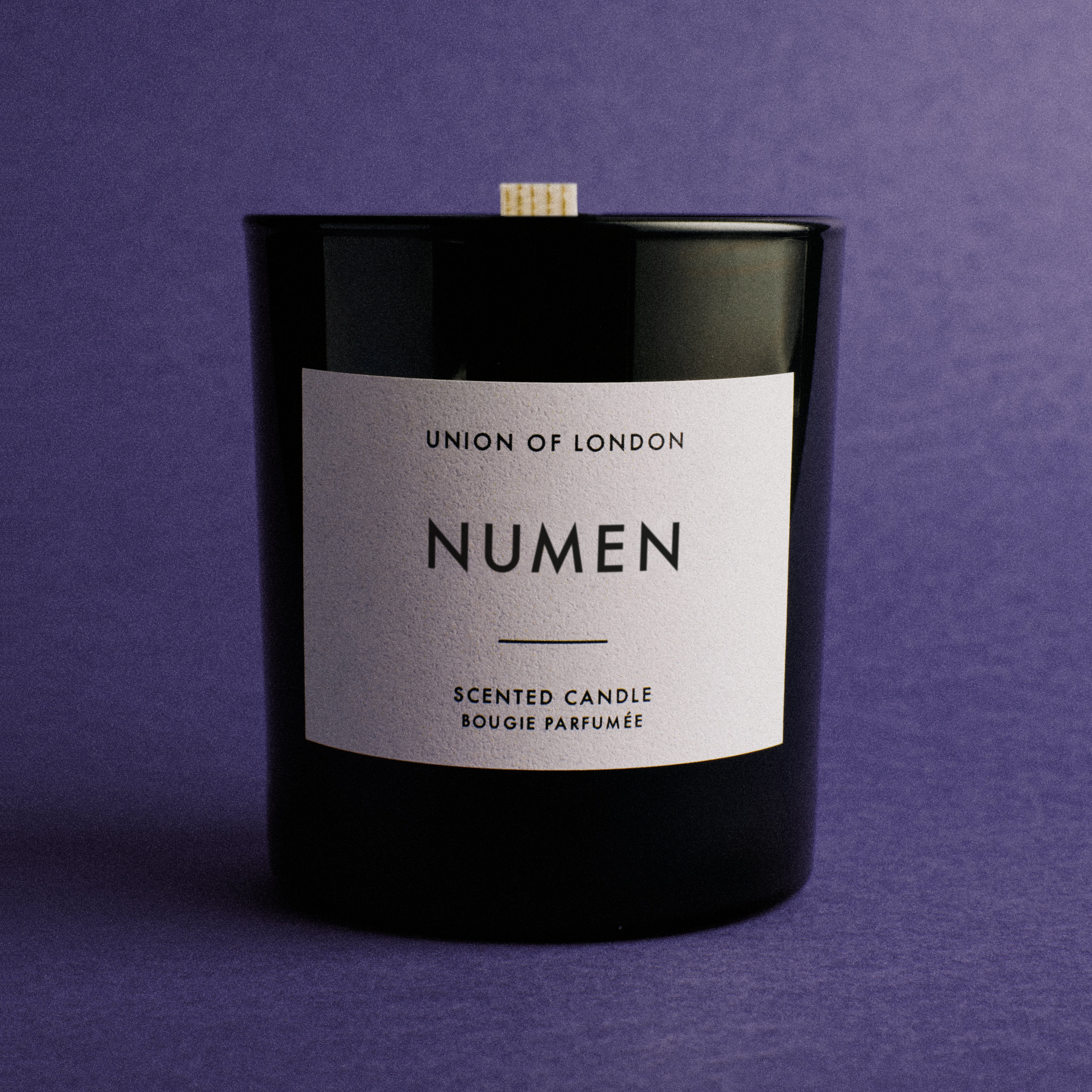 Numen 'Calming' Small Black Candle, 75g