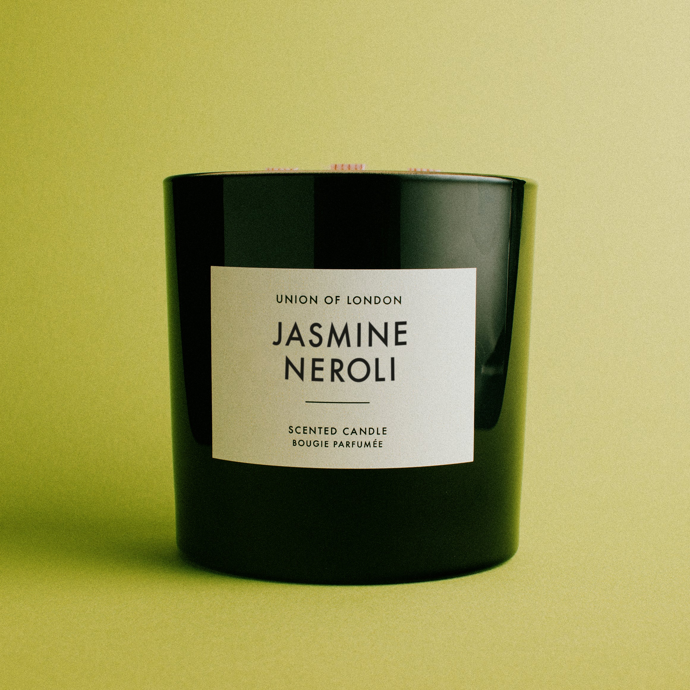 Jasmine Neroli 'Sweet Floral' Triple Wick Black Candle, 730g