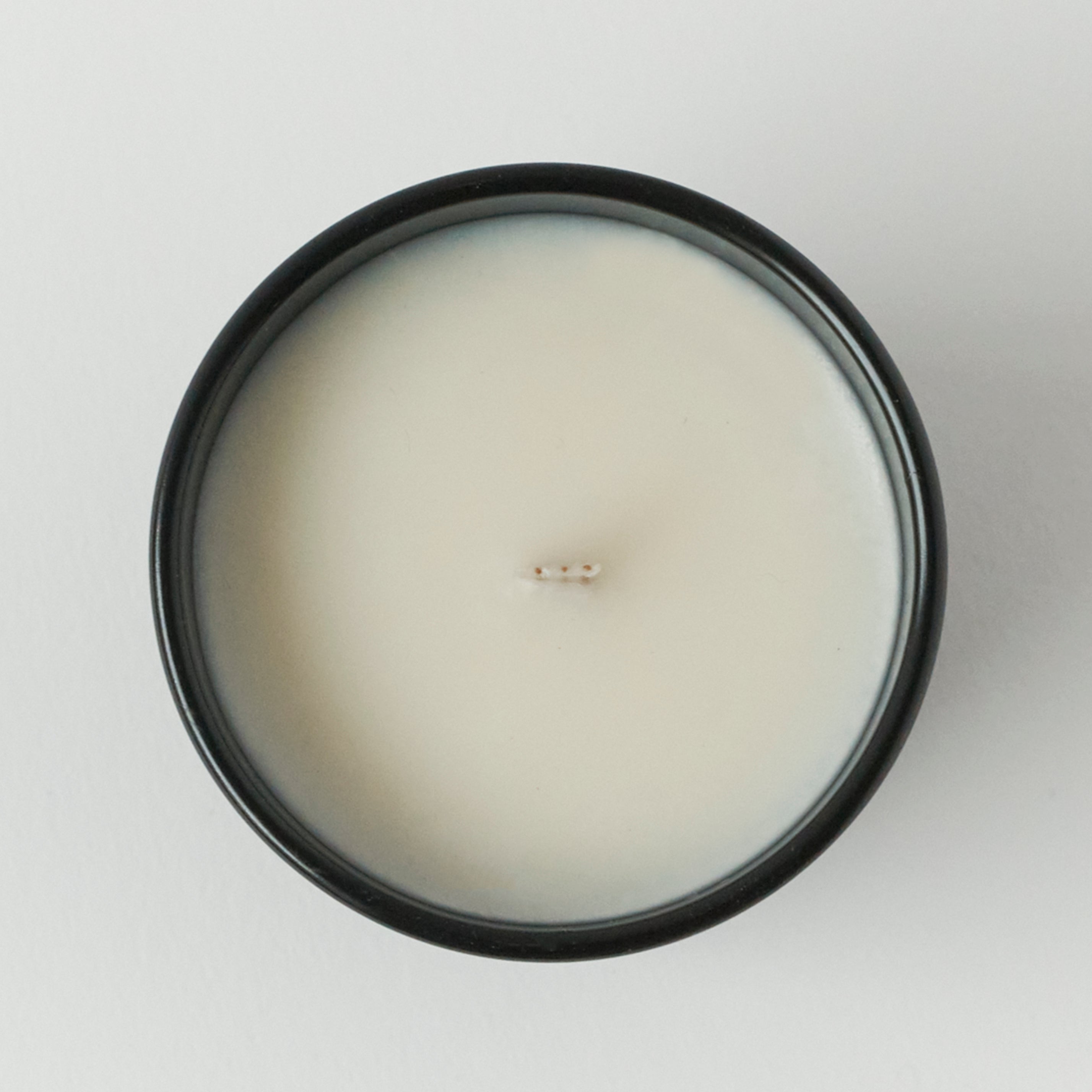 Amber 'Warm Rich' Small Black Candle, 75g