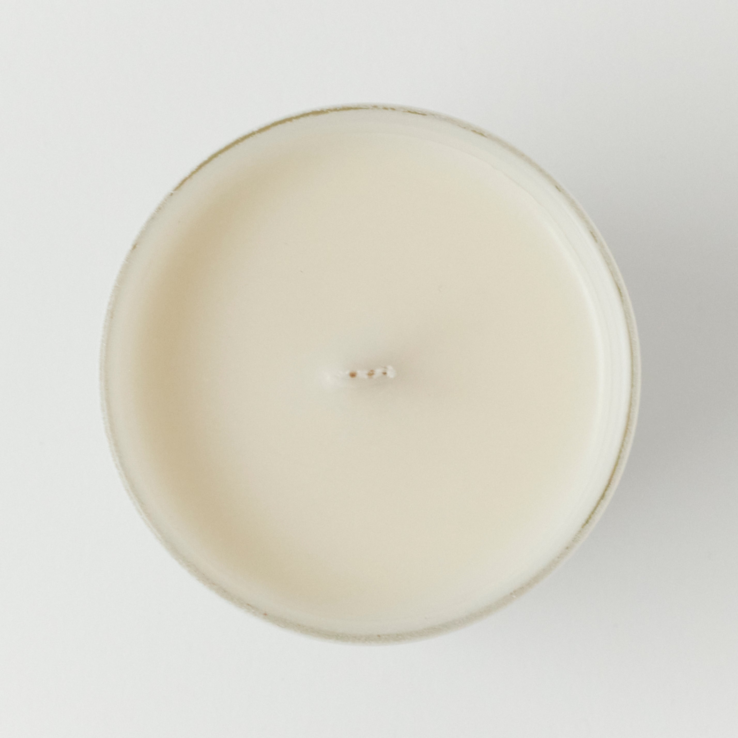 Amber 'Warm Rich' Small White Candle, 75g