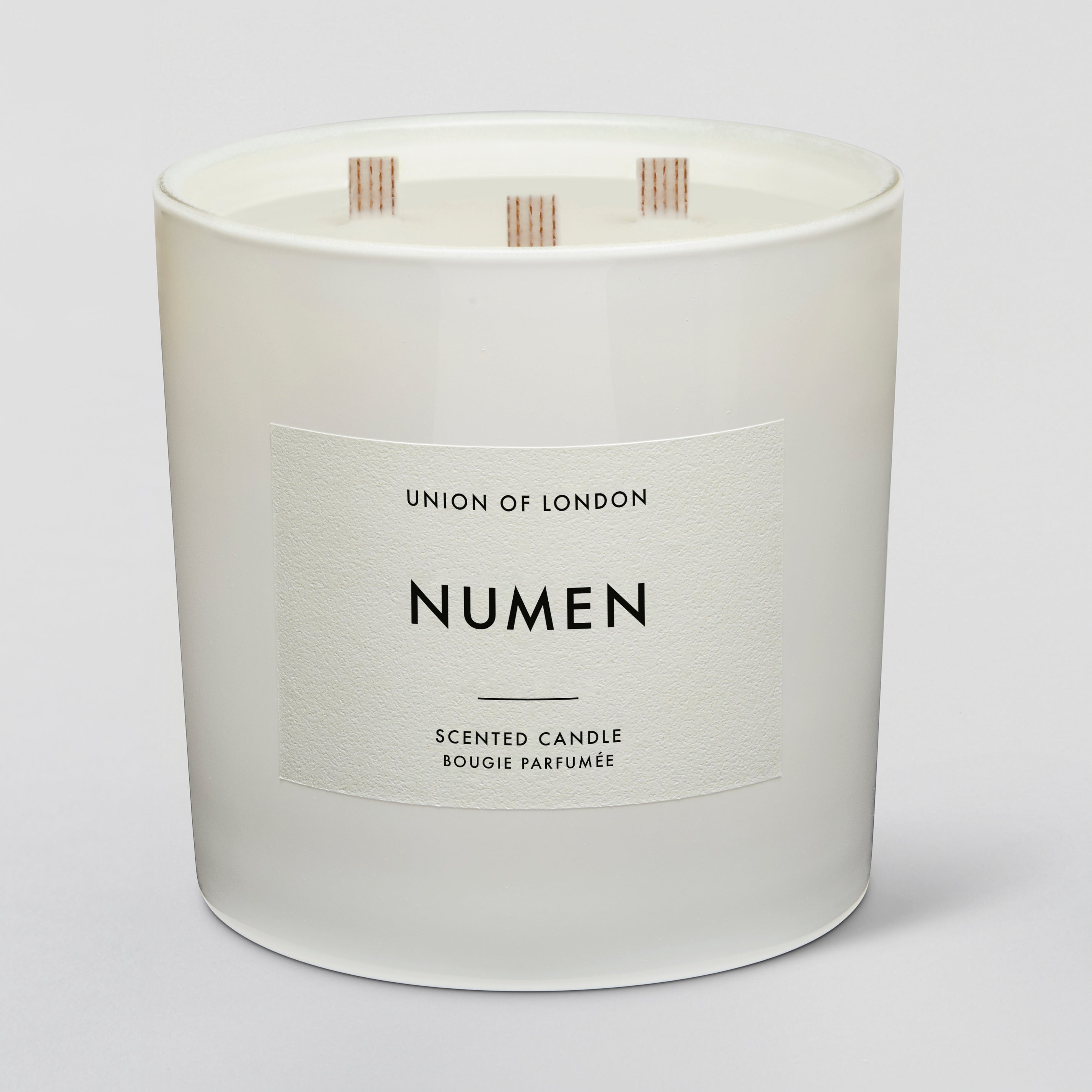 Numen 'Calming' Triple Wick White Candle, 730g