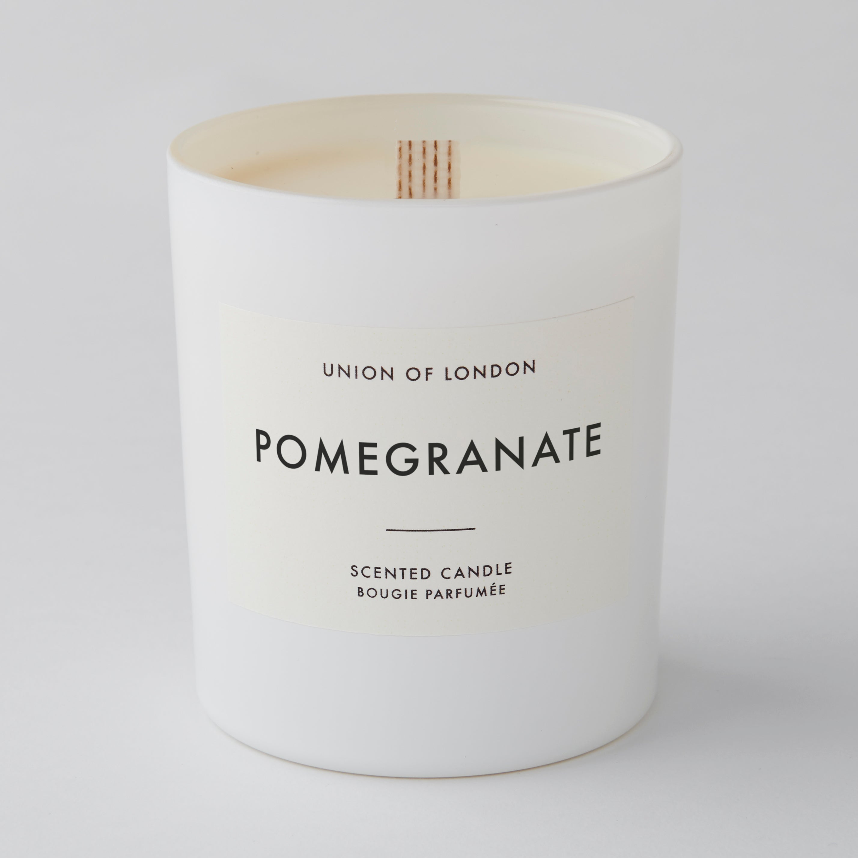 Pomegranate 'Fruity Floral' Large White Candle, 235g